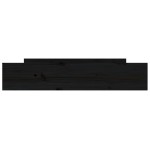 vidaXL Sertare pentru pat, 2 buc., negru, lemn masiv de pin vidaXL Sertare pentru pat, 2 buc., negru, lemn masiv de pin