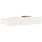 vidaXL Sertare pentru pat, 4 buc., alb, lemn masiv de pin vidaXL Sertare pentru pat, 4 buc., alb, lemn masiv de pin