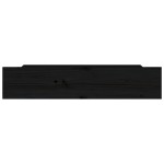vidaXL Sertare pentru pat, 4 buc., negru, lemn masiv de pin vidaXL Sertare pentru pat, 4 buc., negru, lemn masiv de pin