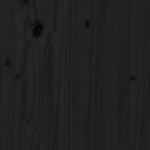vidaXL Sertare pentru pat, 4 buc., negru, lemn masiv de pin vidaXL Sertare pentru pat, 4 buc., negru, lemn masiv de pin