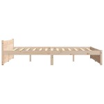 vidaXL Cadru de pat King Size, 150x200 cm, lemn masiv vidaXL Cadru de pat King Size, 150x200 cm, lemn masiv