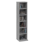vidaXL Dulap CD-uri, sonoma gri, 21x20x88 cm, lemn prelucrat vidaXL Dulap CD-uri, sonoma gri, 21x20x88 cm, lemn prelucrat