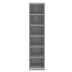 vidaXL Dulap CD-uri, sonoma gri, 21x20x88 cm, lemn prelucrat vidaXL Dulap CD-uri, sonoma gri, 21x20x88 cm, lemn prelucrat
