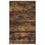 vidaXL Servantă, stejar fumuriu, 60x35x98,5 cm, lemn prelucrat