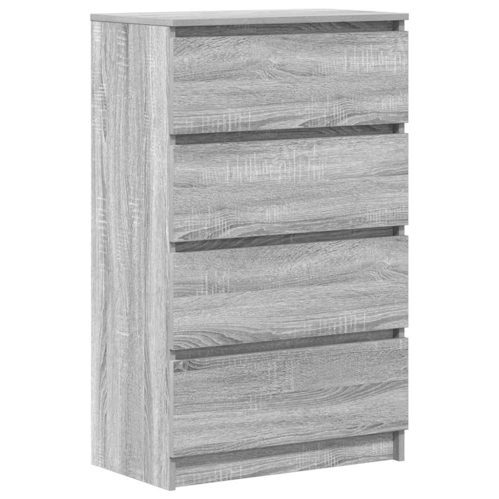 vidaXL Servantă, sonoma gri, 60x35x98,5 cm, lemn prelucrat