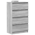 vidaXL Servantă, sonoma gri, 60x35x98,5 cm, lemn prelucrat