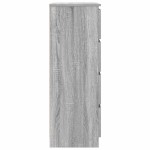 vidaXL Servantă, sonoma gri, 60x35x98,5 cm, lemn prelucrat
