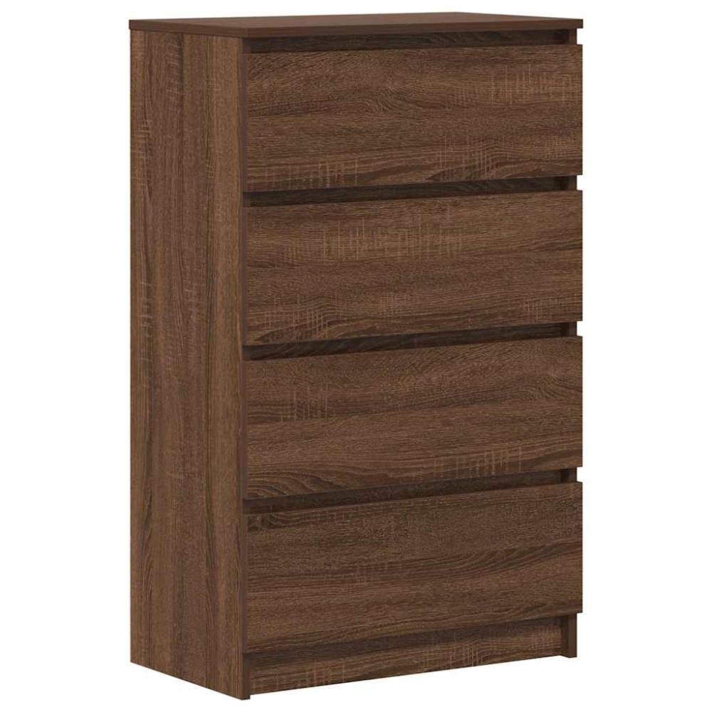 vidaXL Servantă, stejar maro, 60x35x98,5 cm, lemn prelucrat