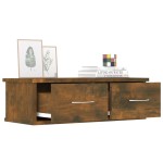 vidaXL Dulap de perete, stejar fumuriu, 60x26x18,5 cm lemn prelucrat
