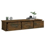 vidaXL Dulap de perete stejar fumuriu 88x26x18,5 cm lemn prelucrat vidaXL Dulap de perete stejar fumuriu 88x26x18,5 cm lemn prelucrat