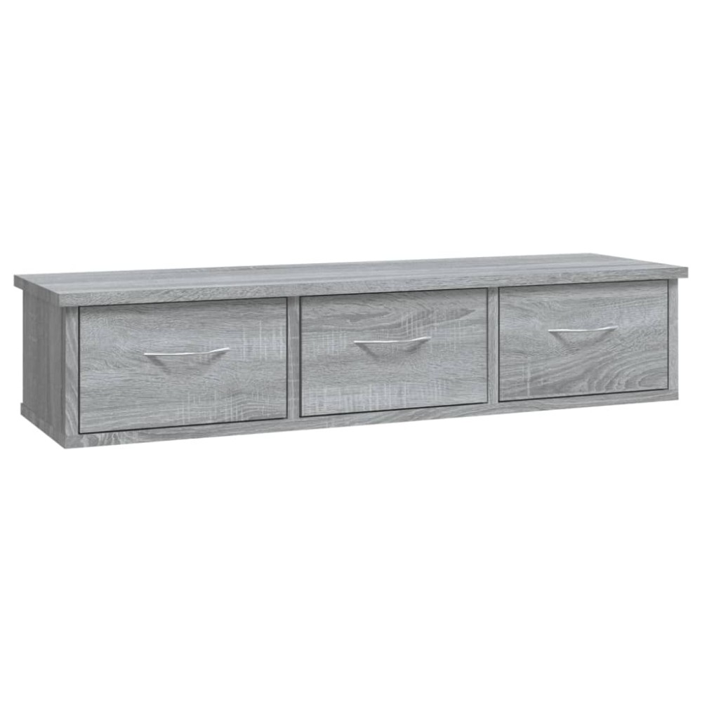 vidaXL Dulap de perete, gri sonoma, 88x26x18,5 cm, lemn prelucrat