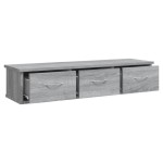 vidaXL Dulap de perete, gri sonoma, 88x26x18,5 cm, lemn prelucrat vidaXL Dulap de perete, gri sonoma, 88x26x18,5 cm, lemn prelucrat