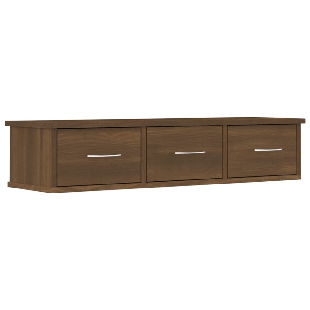 vidaXL Dulap de perete, stejar maro, 88x26x18,5 cm, lemn prelucrat