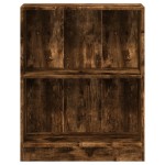 vidaXL Bibliotecă, stejar fumuriu, 60x24x76 cm, lemn prelucrat vidaXL Bibliotecă, stejar fumuriu, 60x24x76 cm, lemn prelucrat