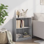 vidaXL Bibliotecă, gri sonoma, 60x24x76 cm, lemn prelucrat vidaXL Bibliotecă, gri sonoma, 60x24x76 cm, lemn prelucrat