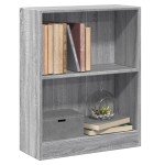 vidaXL Bibliotecă, gri sonoma, 60x24x76 cm, lemn prelucrat vidaXL Bibliotecă, gri sonoma, 60x24x76 cm, lemn prelucrat