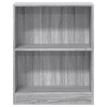 vidaXL Bibliotecă, gri sonoma, 60x24x76 cm, lemn prelucrat vidaXL Bibliotecă, gri sonoma, 60x24x76 cm, lemn prelucrat