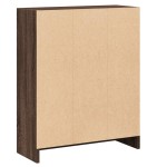 vidaXL Bibliotecă, stejar maro, 60x24x76 cm, lemn prelucrat vidaXL Bibliotecă, stejar maro, 60x24x76 cm, lemn prelucrat