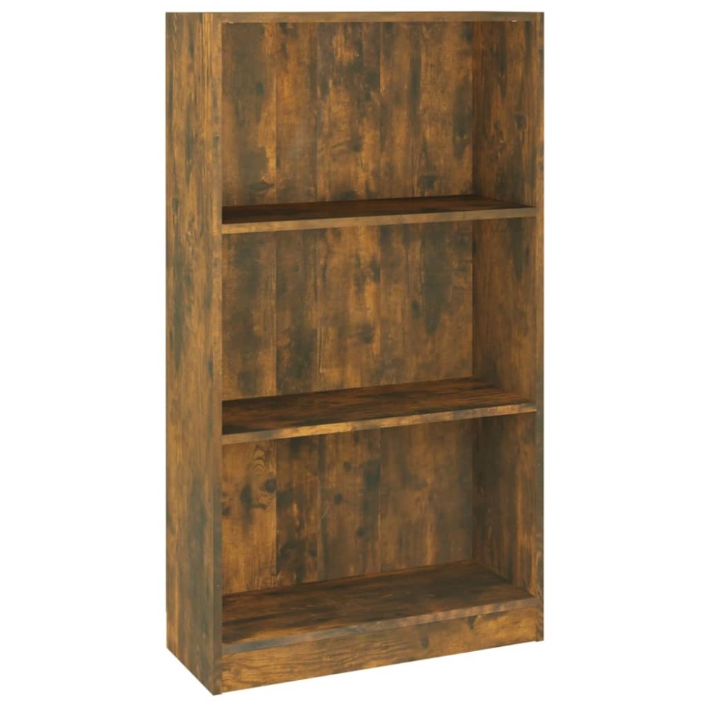 vidaXL Bibliotecă, stejar fumuriu, 60x24x109 cm, lemn prelucrat