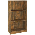 vidaXL Bibliotecă, stejar fumuriu, 60x24x109 cm, lemn prelucrat vidaXL Bibliotecă, stejar fumuriu, 60x24x109 cm, lemn prelucrat