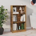 vidaXL Bibliotecă, stejar fumuriu, 60x24x109 cm, lemn prelucrat vidaXL Bibliotecă, stejar fumuriu, 60x24x109 cm, lemn prelucrat