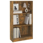 vidaXL Bibliotecă, stejar fumuriu, 60x24x109 cm, lemn prelucrat vidaXL Bibliotecă, stejar fumuriu, 60x24x109 cm, lemn prelucrat