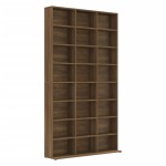 vidaXL Dulap CD-uri, stejar maro, 102x23x177,5 cm, lemn prelucrat