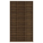 vidaXL Dulap CD-uri, stejar maro, 102x23x177,5 cm, lemn prelucrat