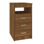 vidaXL Dulap cu sertar, stejar maro, 40x50x76 cm, lemn prelucrat vidaXL Dulap cu sertar, stejar maro, 40x50x76 cm, lemn prelucrat