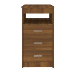 vidaXL Dulap cu sertar, stejar maro, 40x50x76 cm, lemn prelucrat vidaXL Dulap cu sertar, stejar maro, 40x50x76 cm, lemn prelucrat