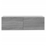vidaXL Comodă TV de perete, gri sonoma, 100x30x30 cm, lemn prelucrat vidaXL Comodă TV de perete, gri sonoma, 100x30x30 cm, lemn prelucrat
