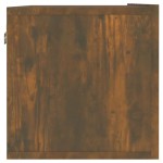 vidaXL Comodă TV de perete stejar afumat 120x30x30 cm lemn compozit vidaXL Comodă TV de perete stejar afumat 120x30x30 cm lemn compozit