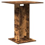 vidaXL Măsuță bistro, stejar fumuriu, 60x60x75 cm, lemn prelucrat vidaXL Măsuță bistro, stejar fumuriu, 60x60x75 cm, lemn prelucrat