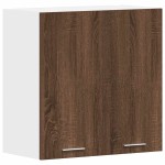 vidaXL Dulap suspendat “Lyon”, stejar maro, 60x31x60 cm