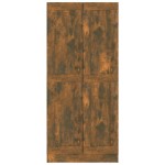 vidaXL Bibliotecă, stejar fumuriu, 82,5x30,5x185,5 cm, lemn prelucrat