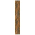 vidaXL Bibliotecă, stejar fumuriu, 82,5x30,5x185,5 cm, lemn prelucrat