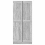 vidaXL Bibliotecă, gri sonoma, 82,5x30,5x185,5 cm, lemn prelucrat vidaXL Bibliotecă, gri sonoma, 82,5x30,5x185,5 cm, lemn prelucrat