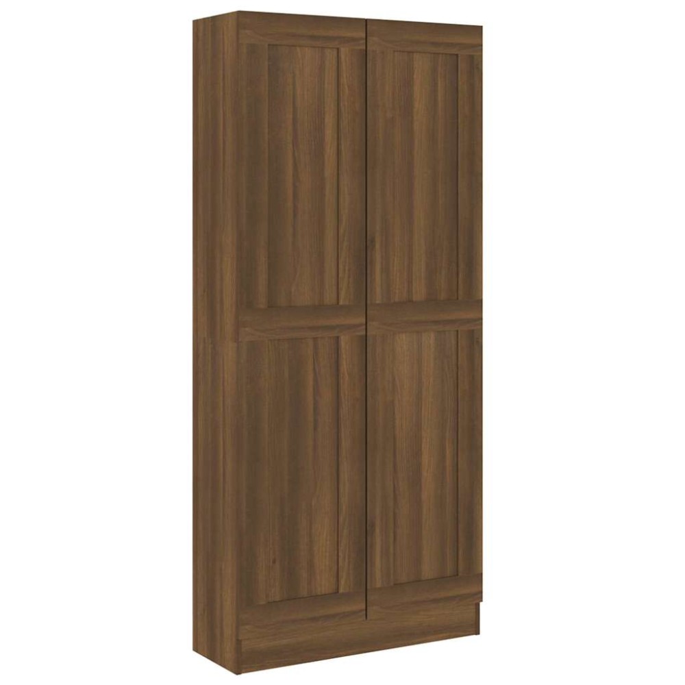 vidaXL Bibliotecă, stejar maro, 82,5x30,5x185,5 cm, lemn prelucrat