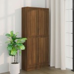 vidaXL Bibliotecă, stejar maro, 82,5x30,5x185,5 cm, lemn prelucrat vidaXL Bibliotecă, stejar maro, 82,5x30,5x185,5 cm, lemn prelucrat