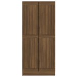 vidaXL Bibliotecă, stejar maro, 82,5x30,5x185,5 cm, lemn prelucrat vidaXL Bibliotecă, stejar maro, 82,5x30,5x185,5 cm, lemn prelucrat