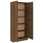 vidaXL Bibliotecă, stejar maro, 82,5x30,5x185,5 cm, lemn prelucrat vidaXL Bibliotecă, stejar maro, 82,5x30,5x185,5 cm, lemn prelucrat