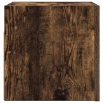 vidaXL Comode TV montaj pe perete 4 buc. stejar fumuriu 30,5x30x30 cm