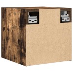 vidaXL Comode TV montaj pe perete 4 buc. stejar fumuriu 30,5x30x30 cm