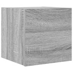 vidaXL Dulapuri TV montaj pe perete, sonoma gri, 30,5x30x30 cm