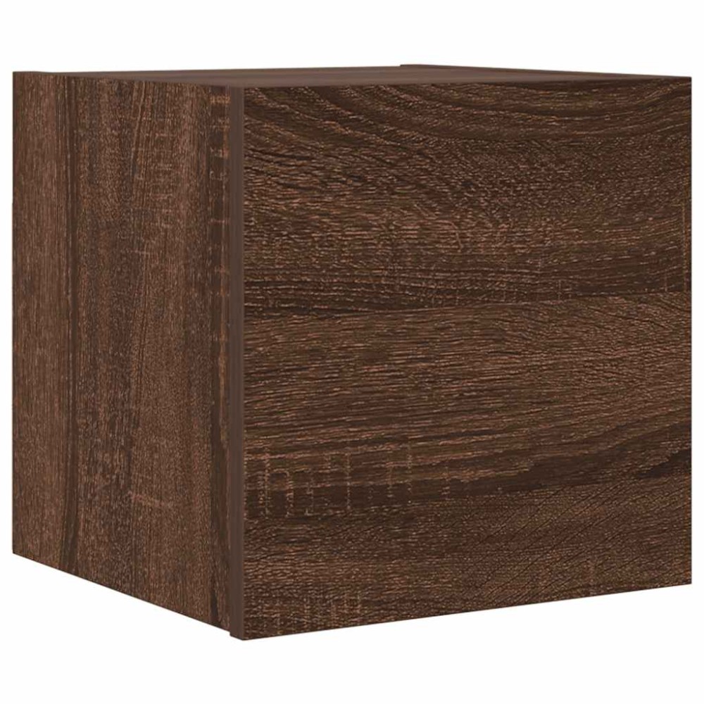 vidaXL Dulap TV montaj pe perete, stejar maro, 30,5x30x30 cm