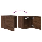 vidaXL Dulap TV montaj pe perete, stejar maro, 30,5x30x30 cm