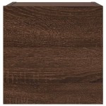 vidaXL Dulapuri TV montaj perete, 2 buc., stejar maro, 30,5x30x30 cm