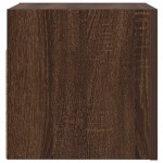vidaXL Dulapuri TV montaj perete, 2 buc., stejar maro, 30,5x30x30 cm