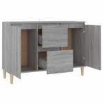 vidaXL Servantă, sonoma gri, 101x35x70 cm, lemn prelucrat
