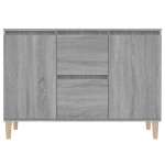 vidaXL Servantă, sonoma gri, 101x35x70 cm, lemn prelucrat